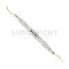 Gracey Curette 11-12 Gold Plated -Surgi Right