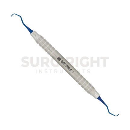 Gracey-cruettes -3-4-titanium-blue-coated-Surgi Right