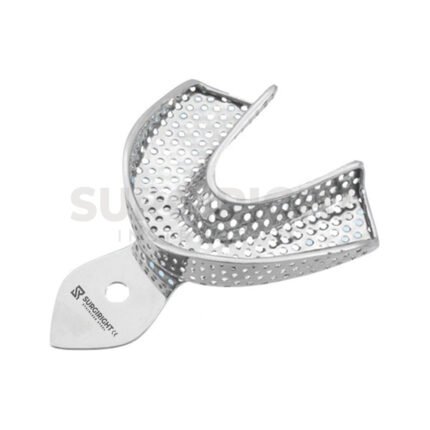 Impression Tray Perforated Lower Jaw Medium - Surgi Right