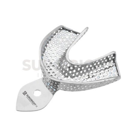 Impression Tray Perforated Lower Jaw Medium - Surgi Right