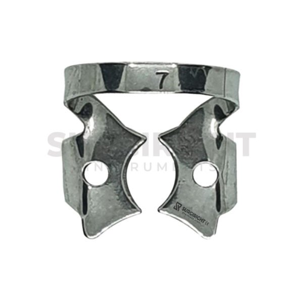 Rubber Dam Clamp #7 Lower Molars - Surgi Right