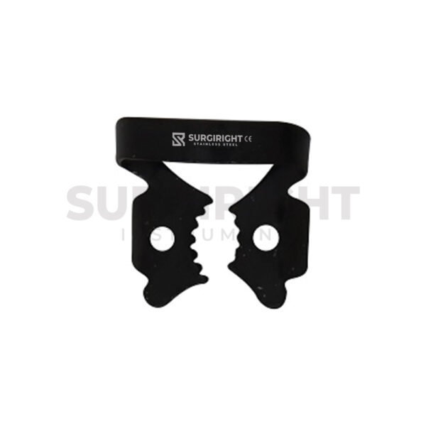 Rubber Dam Clamp 12A Lower Right Molar TIT Black - Surgi Right