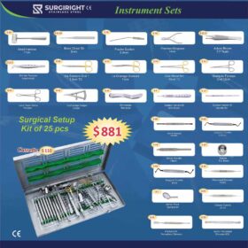 Dental Implant Surgery kit 25 Instruments - Surgi Right