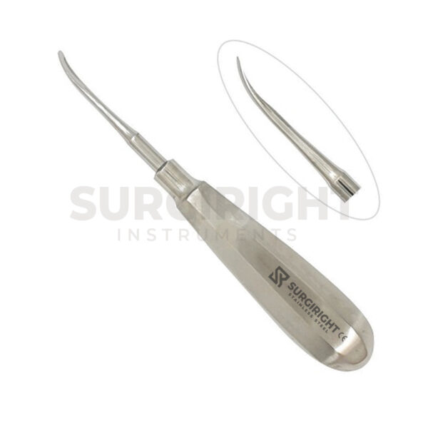 Luxating Root Elevator 3mm Curved Inward - Surgi Right